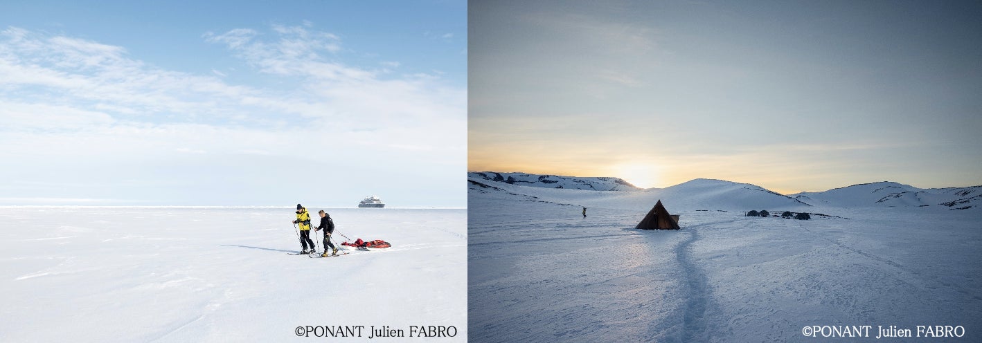 仏・クルーズ会社「ポナン」新アクティビティーを発表！北極の海氷の上で2泊3日キャンプする“究極の極地体験”「Poler Ride（ポーラーレイド）」2023年クルーズより提供開始！