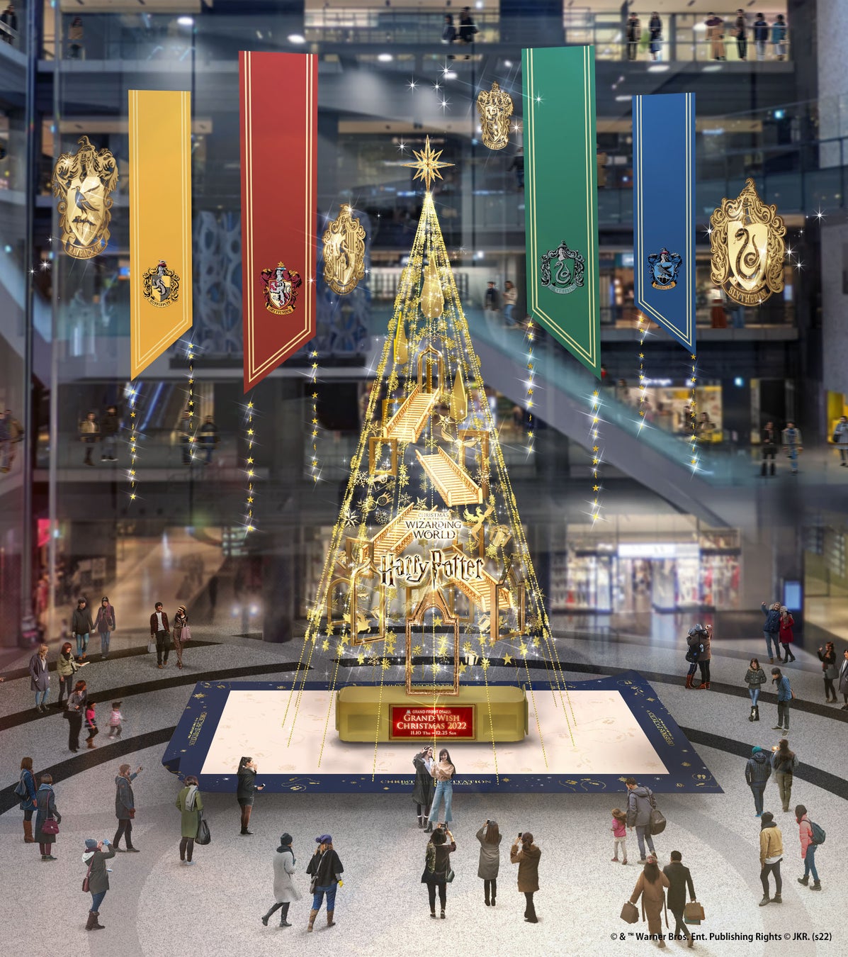 「ハリー・ポッター」魔法ワールドとコラボレーションしたグランフロント大阪のクリスマス、いよいよ開幕！