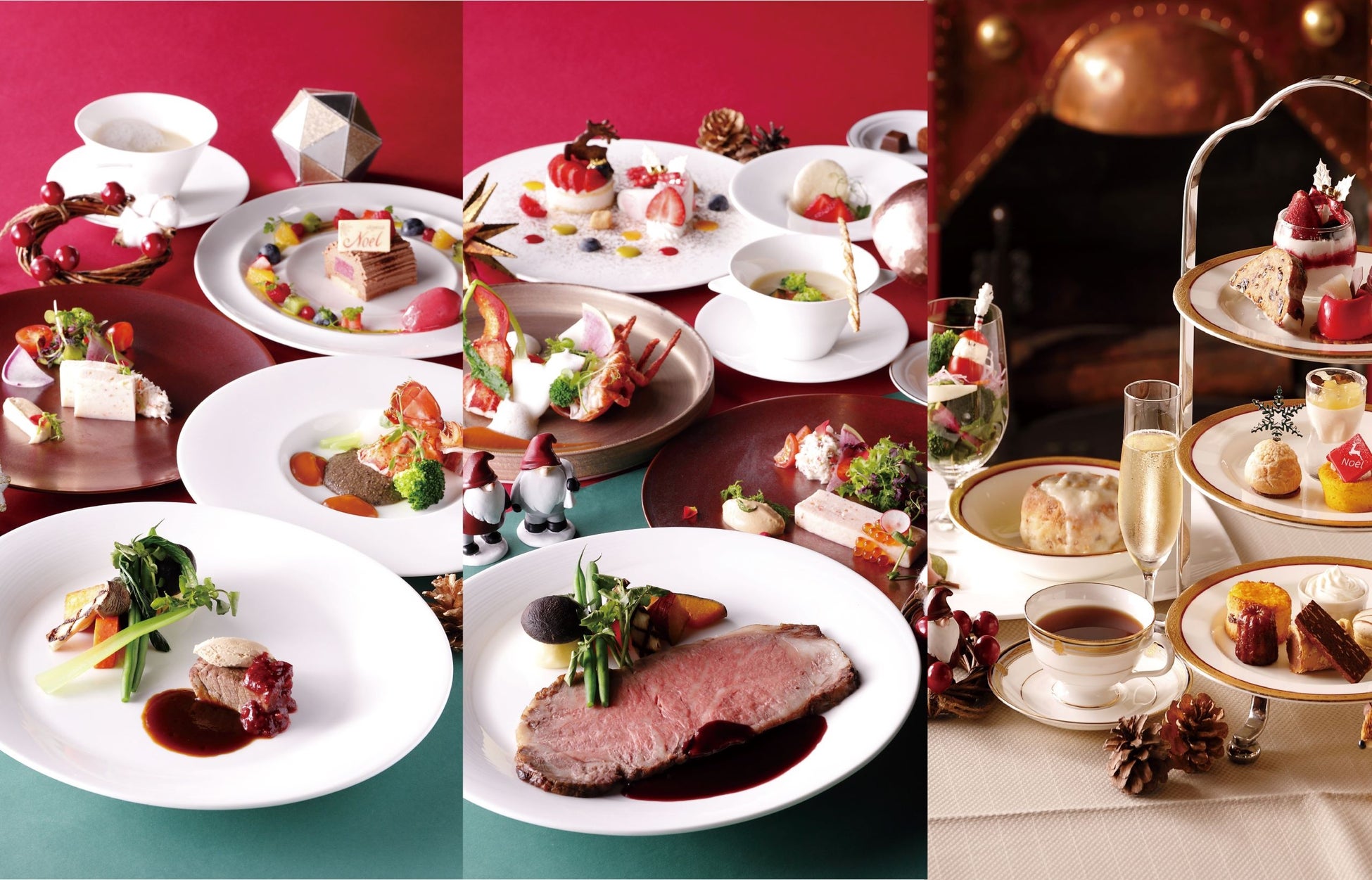 【奈良ホテル】～ Christmas Collection 2022 ～奈良ホテルで味わうクリスマス　クリスマスシーズン限定　ランチ・ディナー・アフタヌーンティーの発売について