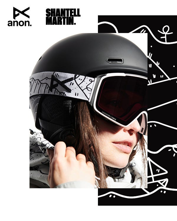 モノトーンラインが特徴的なビジュアルアーティストシャンテル・マーティンとのコラボレーションヘルメット・ゴーグルが登場 Anon シャンテル・マーティン コレクション 11月10日（木）より販売開始