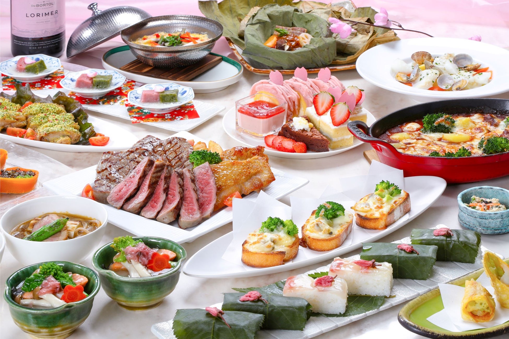 【松江エクセルホテル東急】鯛・白魚・桜餡など、春のごちそう満喫ディナーブッフェ開催