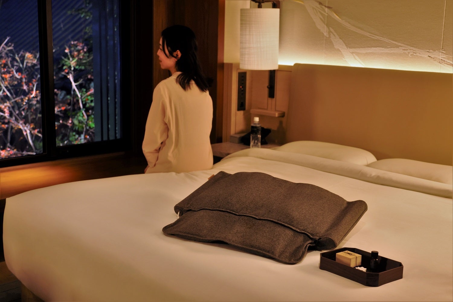 ワコール　パナソニック　HOTEL THE MITSUI KYOTO　京都発 おやすみ前の新習慣 “スペシャルターンダウン” デラックススイートにて期間限定で提供