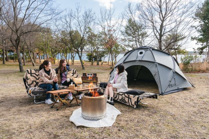 絶景オーシャンビューのキャンプ場とRVパークを備えたアウトドア施設、大阪・舞洲に3月18日オープン