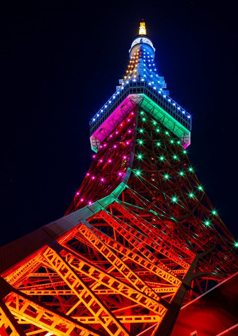 おめでとう侍ジャパン！「ワールド・ベースボール・クラシック」優勝と大会の成功を祝し、そして感謝の気持ちを込めて、本日(3/22）東京タワーは大会ロゴをイメージしたライトアップを点灯します！