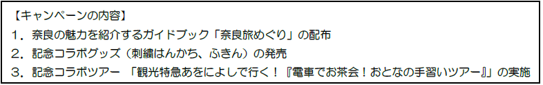 近鉄と中川政七商店が連携し、奈良への
誘客施策を実施します！