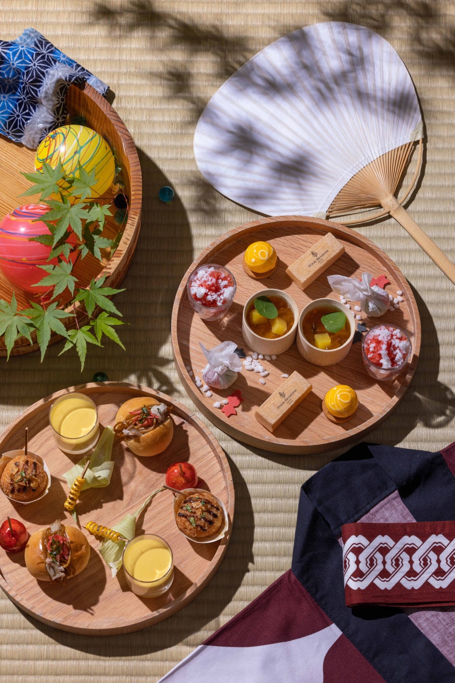 【フォーシーズンズホテル京都】日本の情緒あふれる「夏祭りアフタヌーンティー」がスタート見た目も味わいもこだわった「大人の夏祭り」