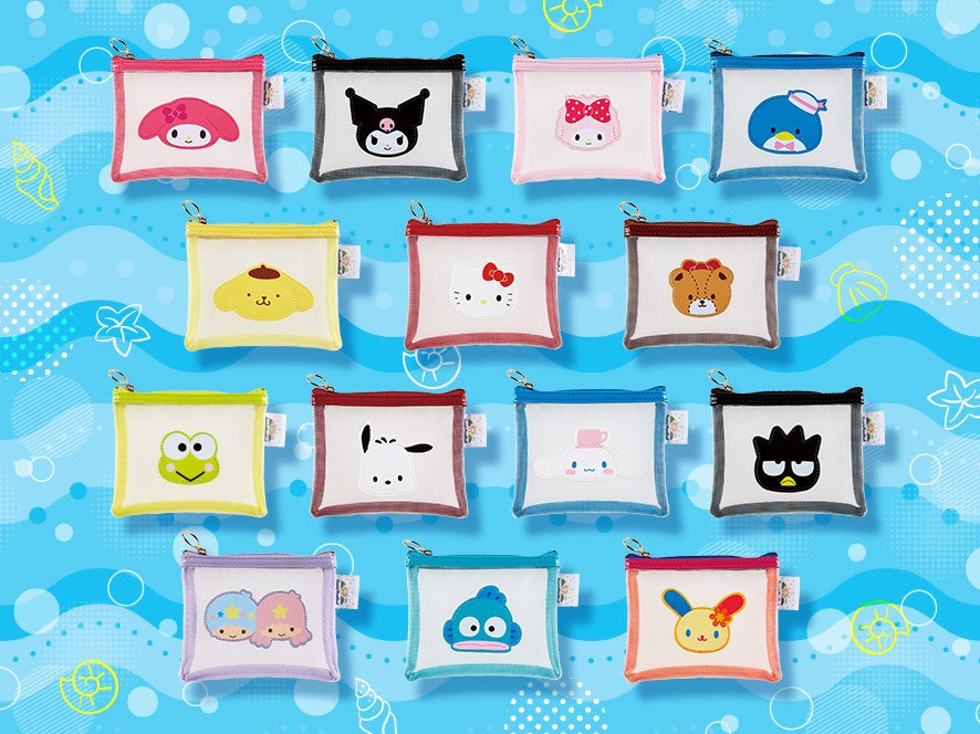全23キャラクター！種類豊富な「メッシュポーチ」が発売決定！推しキャラクターや好きなカラーで選んで楽しめる2023年夏発売の新グッズが全6シリーズ順次登場