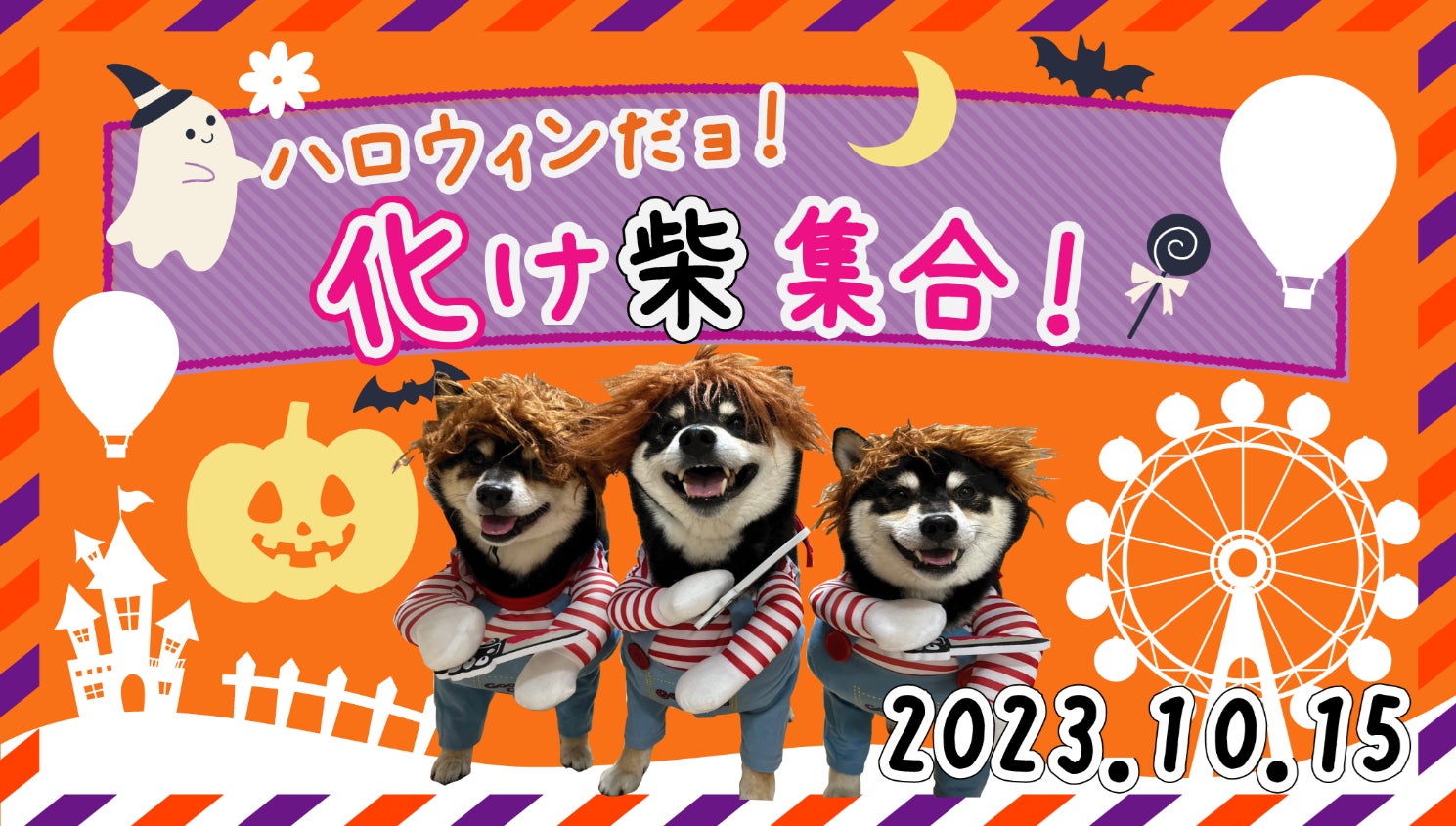 ～ハロウィンだョ！那須ハイに化け柴集まれ！～10月15日に柴犬オフ会開催のお知らせ！
