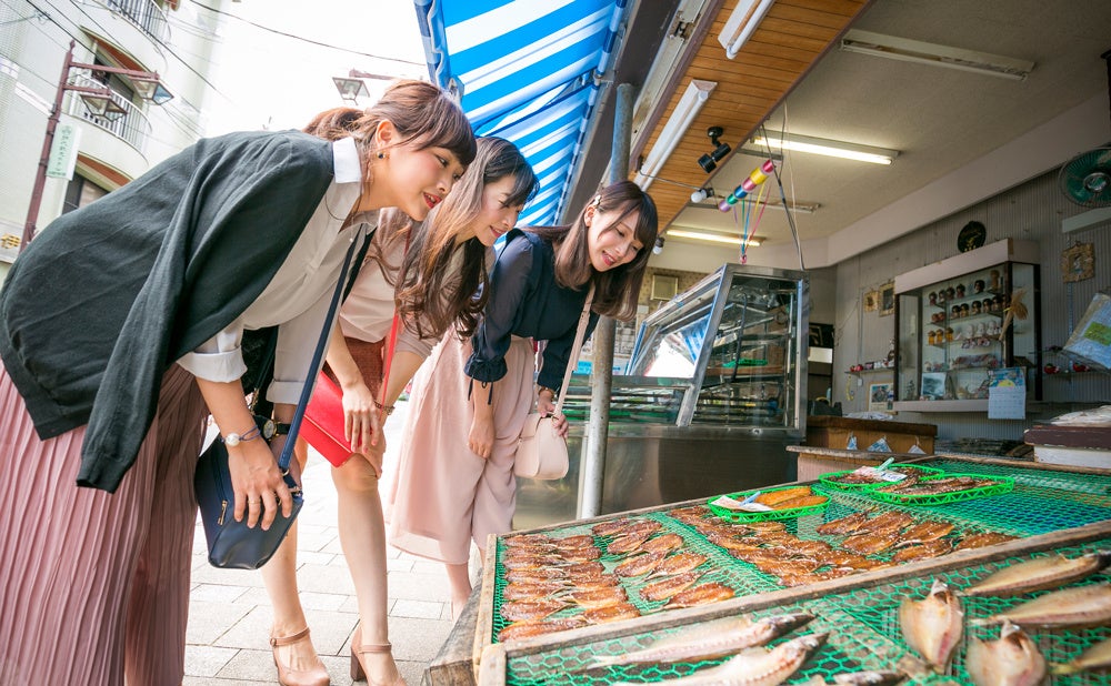 港町、網代温泉の干物は格別！大縄公園にて網代温泉ひもの祭り開催