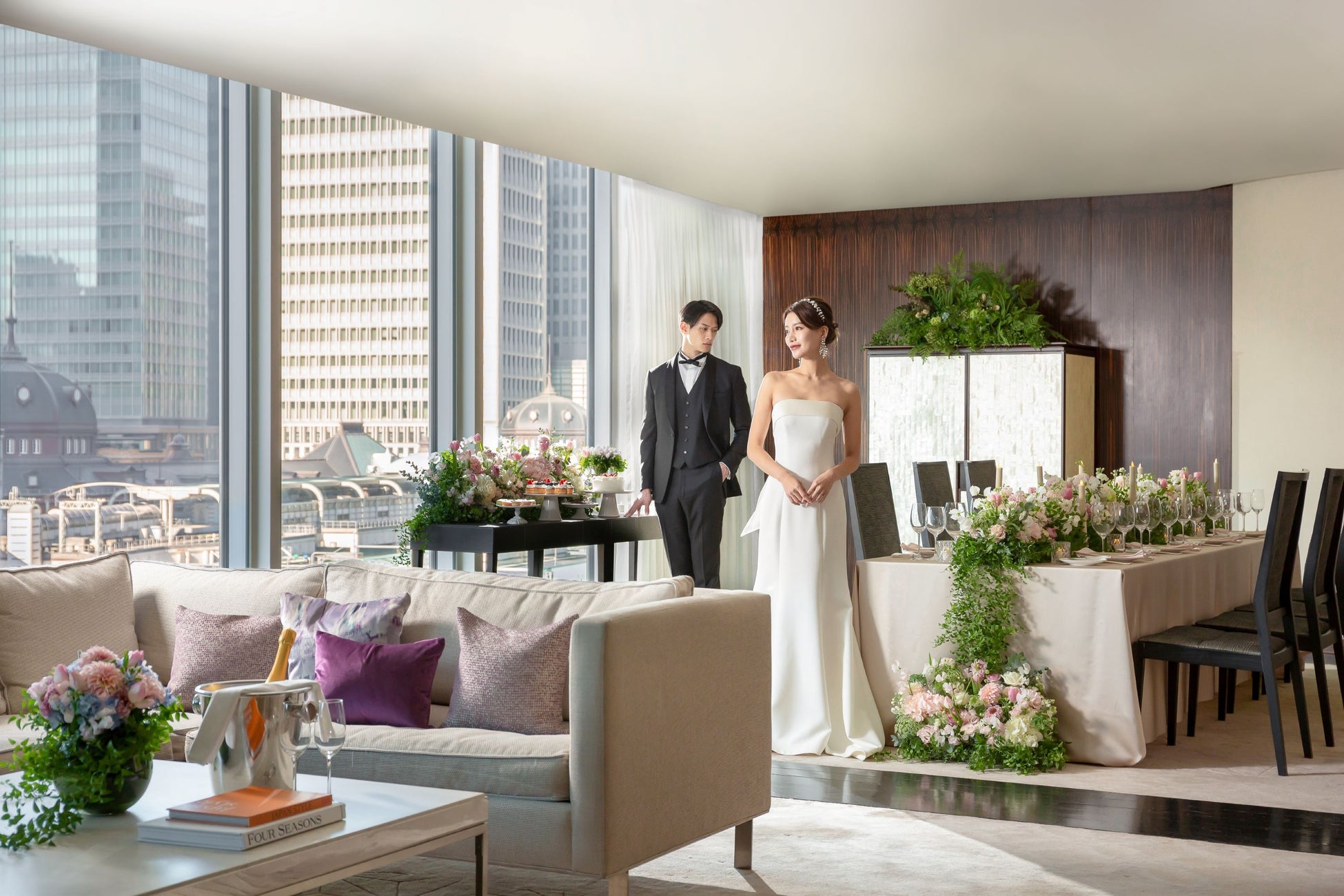 【フォーシーズンズホテル丸の内 東京】少人数制＆最上級スイートでのホテルウェディング「SWEET “SUITE” WEDDING」、1月より販売開始