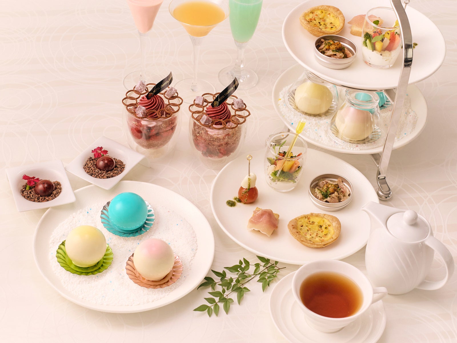 【ホテルヴィスキオ大阪】自分好みのオリジナルパフェを作り放題♪食べ放題！春の食材を使用した彩り豊かなお料理が並ぶ「春爛漫ランチブッフェ」を開催