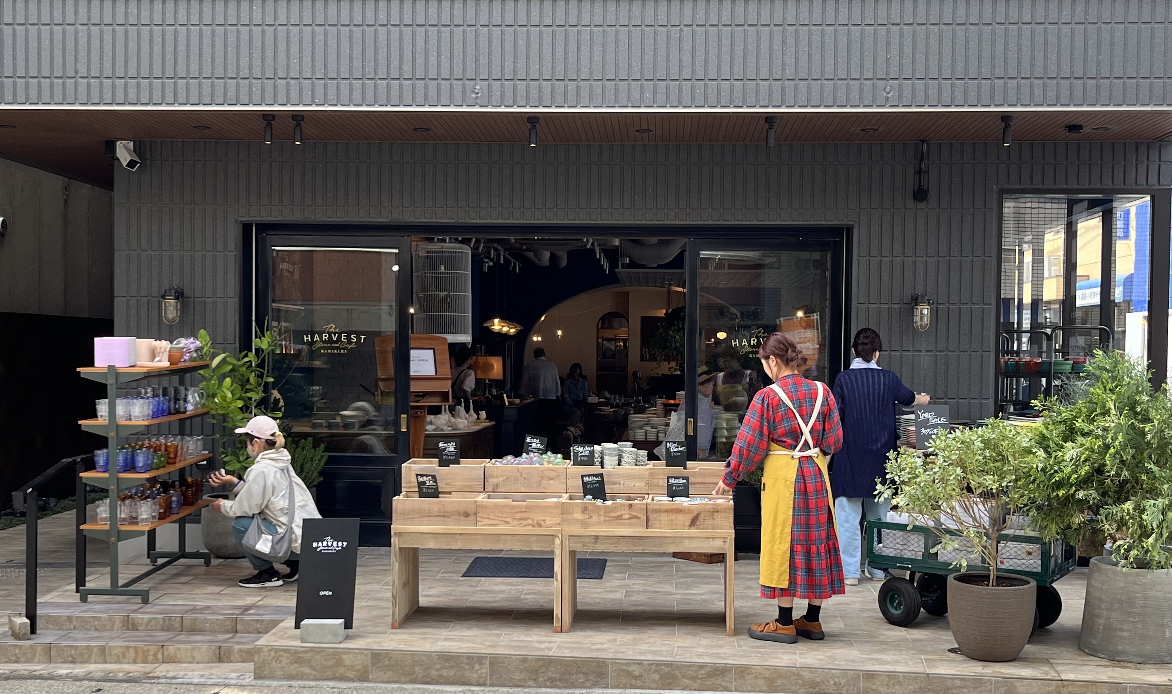 セレクト食器のお買い物とこだわりの食材が楽しめるカフェの複合店
「The HARVEST Store & Cafe」が5月9日鎌倉にグランドオープン！