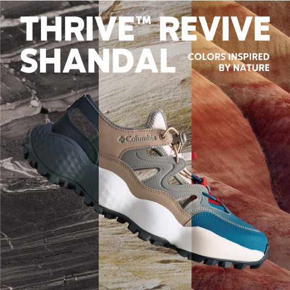コロンビアの“クッション性”と“グリップ力”のスニーカーサンダル「THRIVE™ REVIVE SHANDAL」