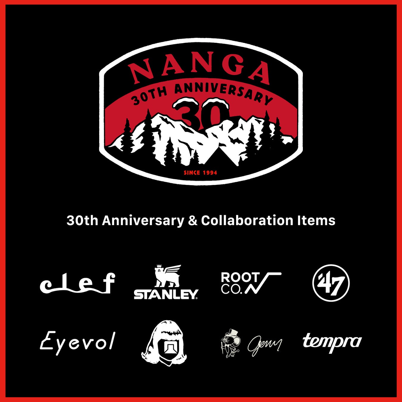 NANGA（ナンガ）30th Anniversary & Collaborationアイテムの第一弾が登場！