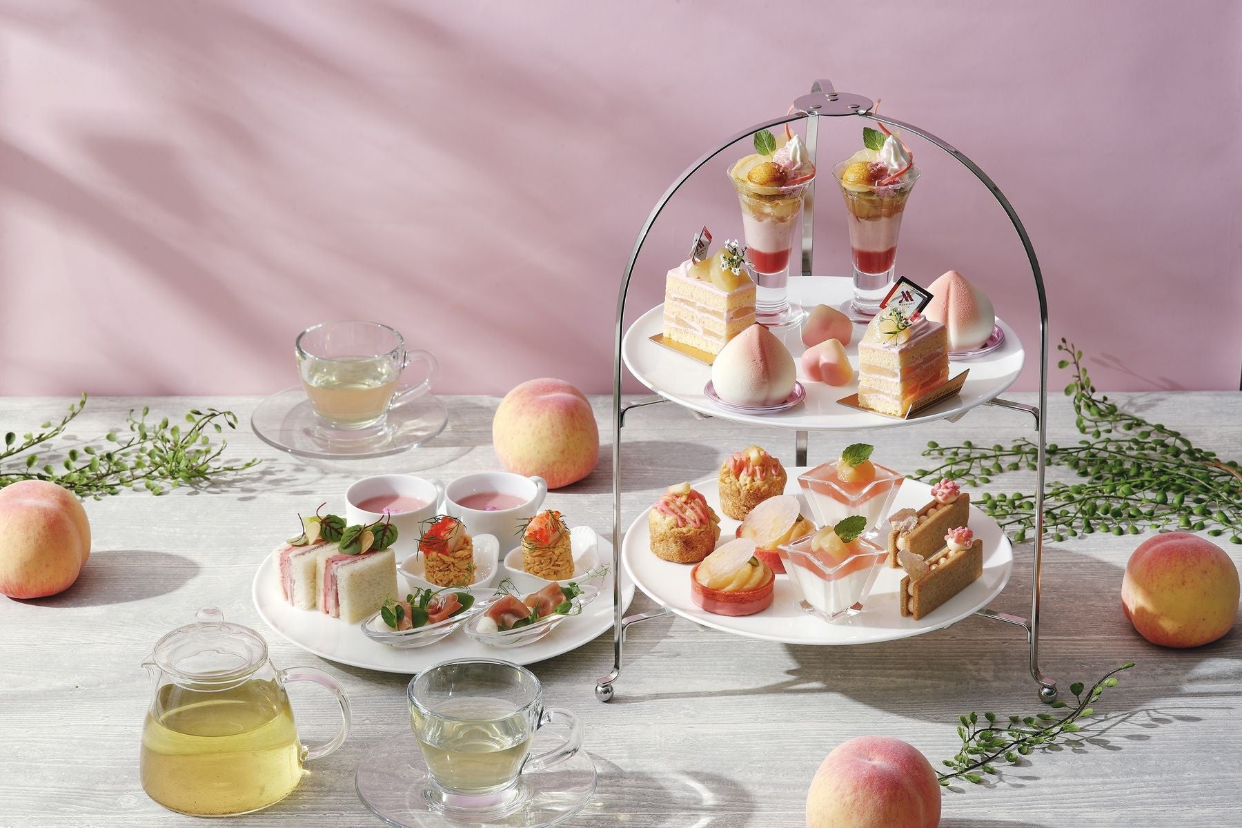 【東京マリオットホテル】東京マリオットホテル　市場に出回りにくい希少な桃を月ごとに食べ比べ「Peachy PEACH Afternoon Tea」を発売