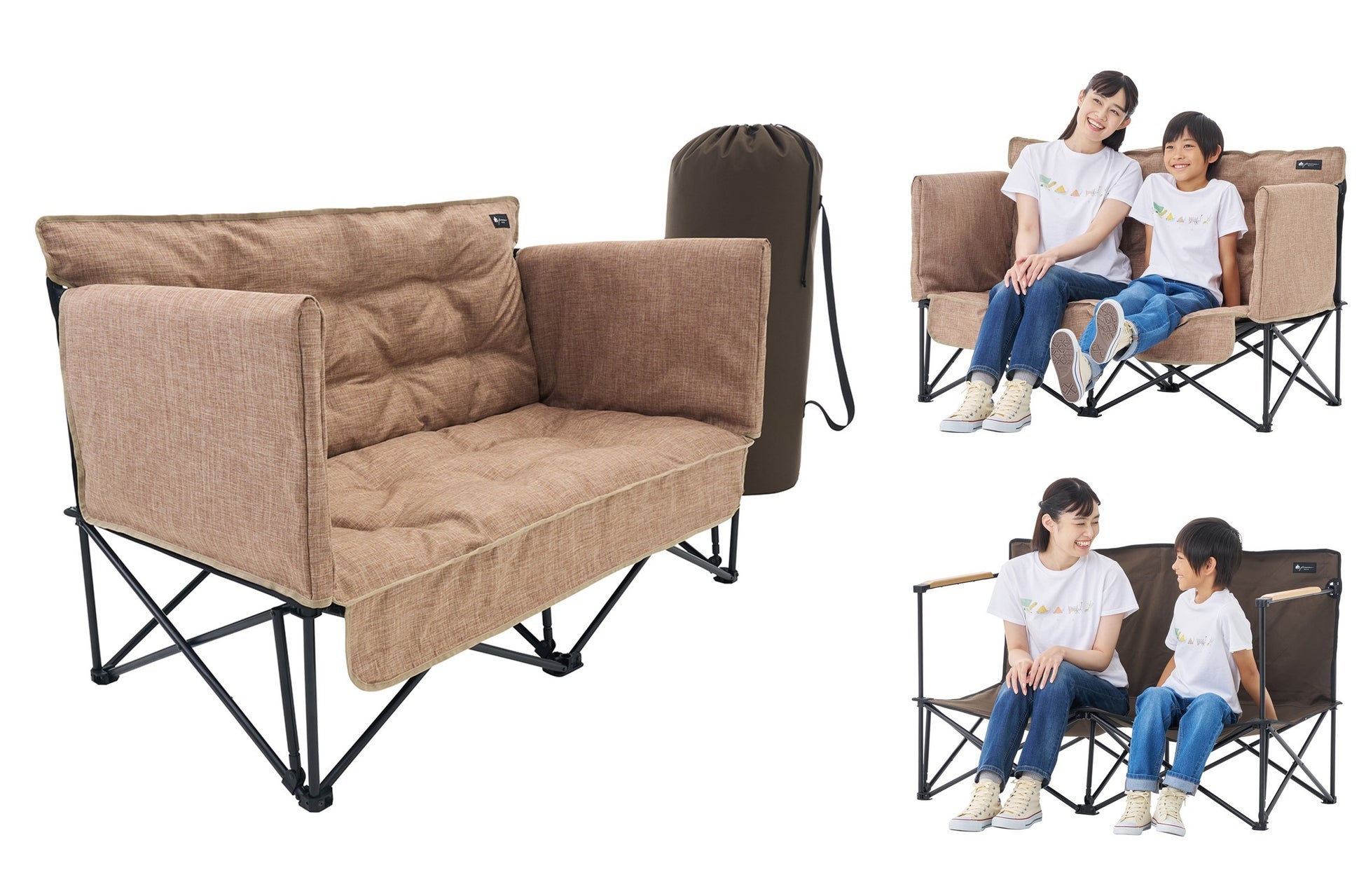 アウトドアの時間をもっと贅沢に。ゆったり快適な座り心地の収束型ソファ「グランベーシック グランプソファ 2 -BD」新発売！