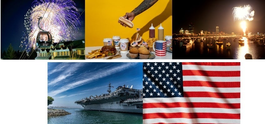 「アメリカ独立記念日」を祝う趣向を凝らしたイベントが７月４日に全米各地で開催