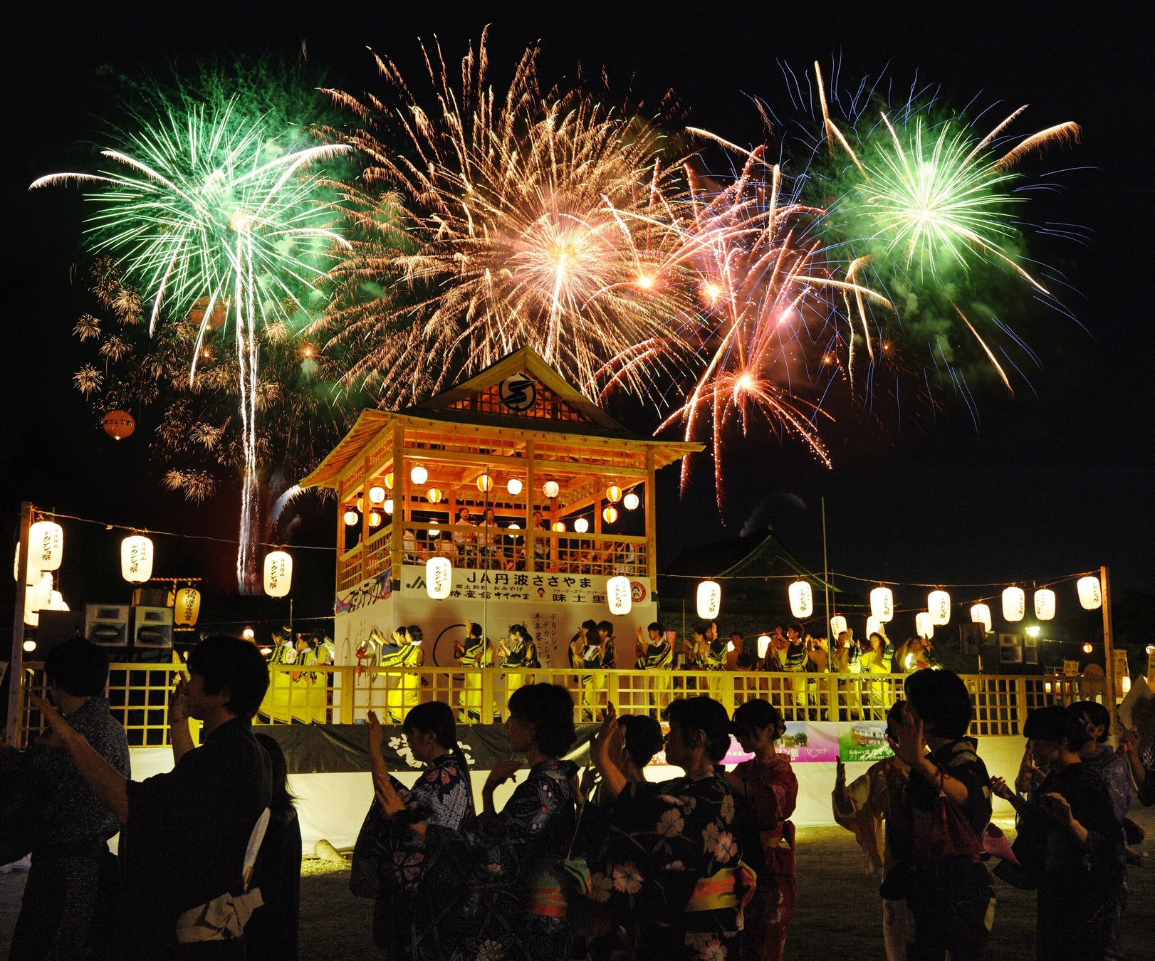 丹波篠山　夏の風物詩　デカンショ祭が開催されます‼