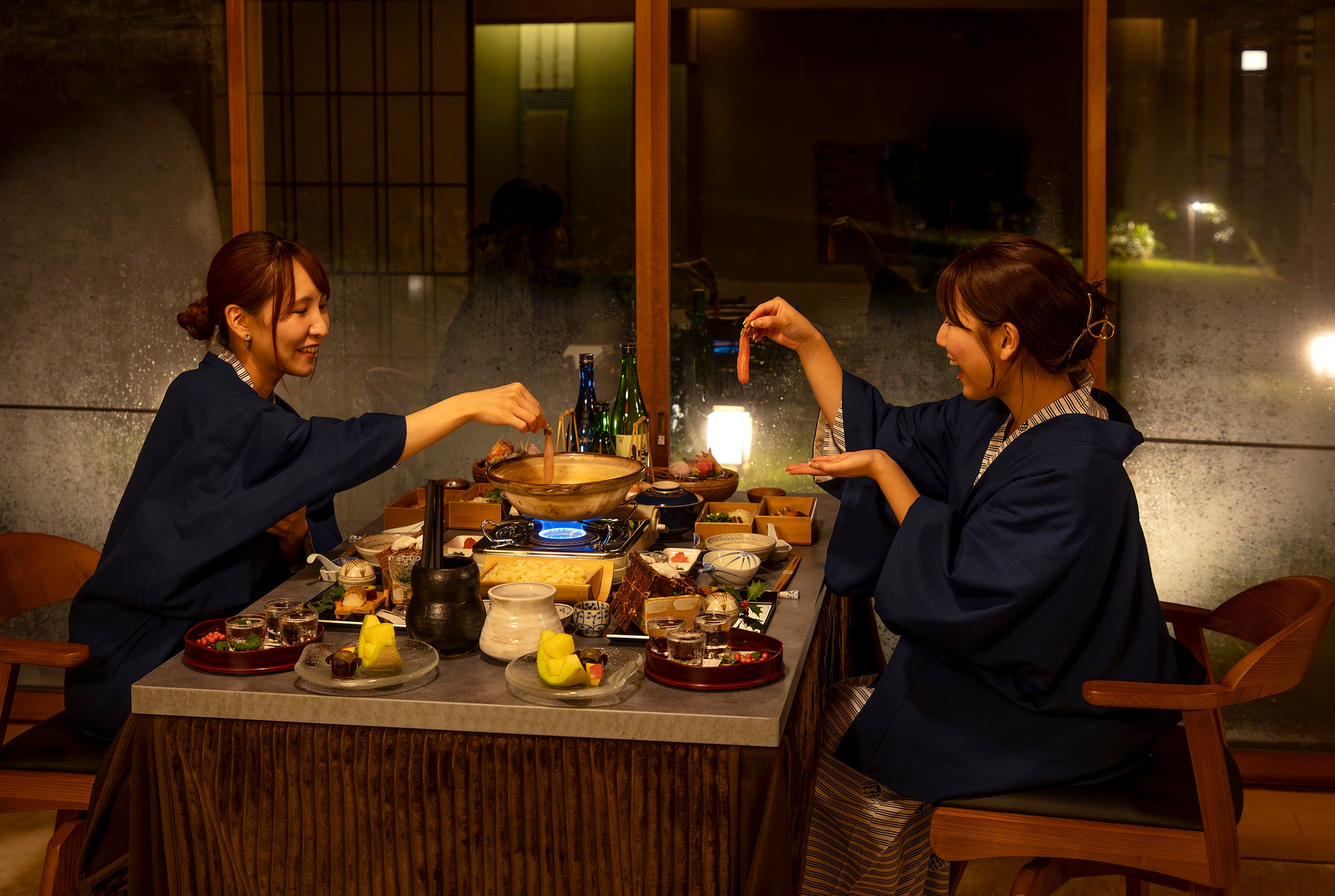 【伊豆長岡温泉三養荘】こたつと温泉で過ごす冬の贅沢なひととき 新館貴賓室「初音」で温かさに包まれる冬のおこもり旅