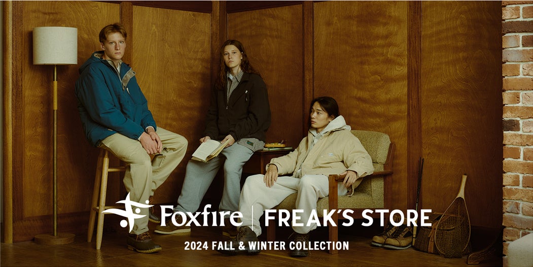 フライフィッシングブランド「Foxfire」とFREAK’S STOREのコラボレーションアイテムが発売。クラシック・アウトドアウェアから着想を得たアイテムが登場。