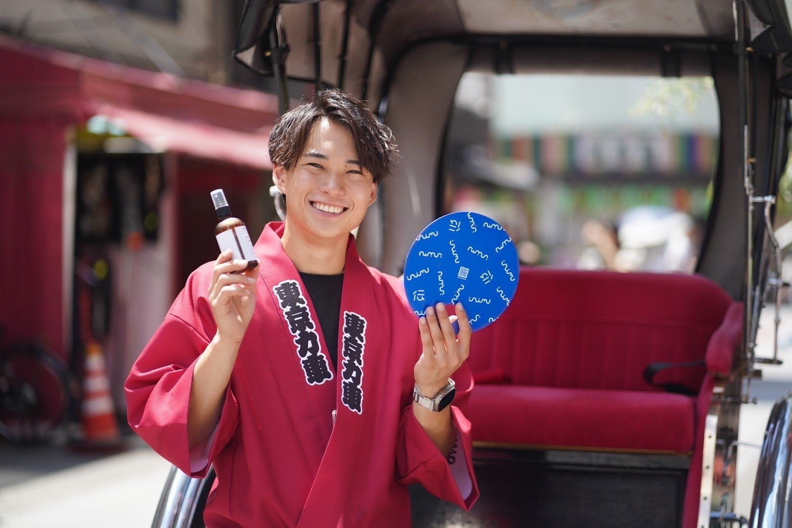 「人力車のお兄さんの香り」がするフレグランスミスト、まさかの発売決定！「浅草人力車の会社」と「香りのプロフェッショナル」がコラボレーション