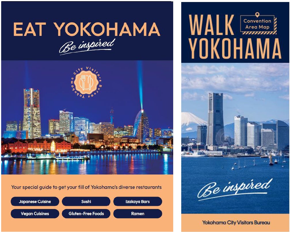 海外からのビジネス観光客向けグルメガイド＆観光マップ『EAT YOKOHAMA』『WALK YOKOHAMA』を発行！