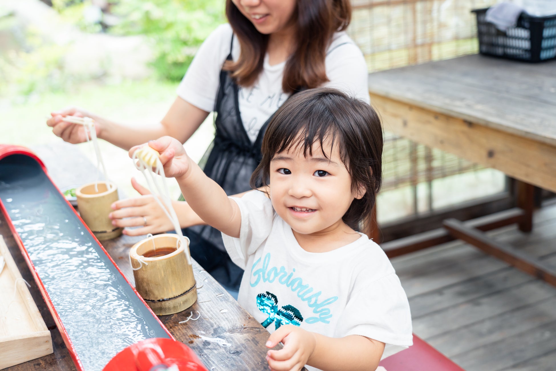 過ごしやすい秋に、流しそうめんをすすりませんか？【ウッドデザインパーク岡崎】