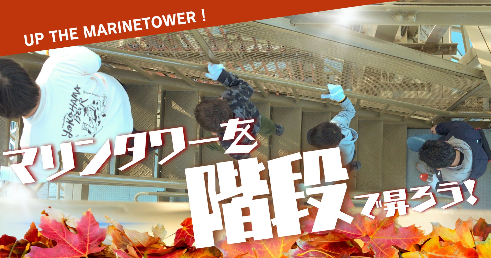 「横浜マリンタワーを階段で昇ろう」2024年10月11月開催日決定！～運動の秋は、階段で昇って楽しもう～