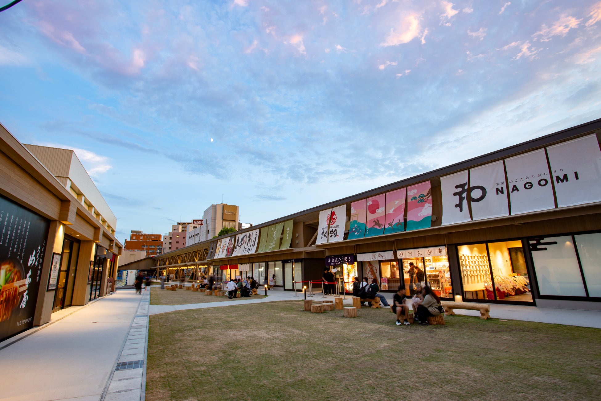 神宮前駅西街区の新たな観光商業施設「あつたnagAya(ながや)」　全面開業日、開業店舗および開業イベントの情報について