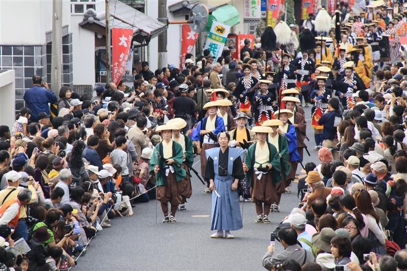 【JAF岡山】11/10（日）　矢掛の宿場まつり大名行列にJAFブースを出展