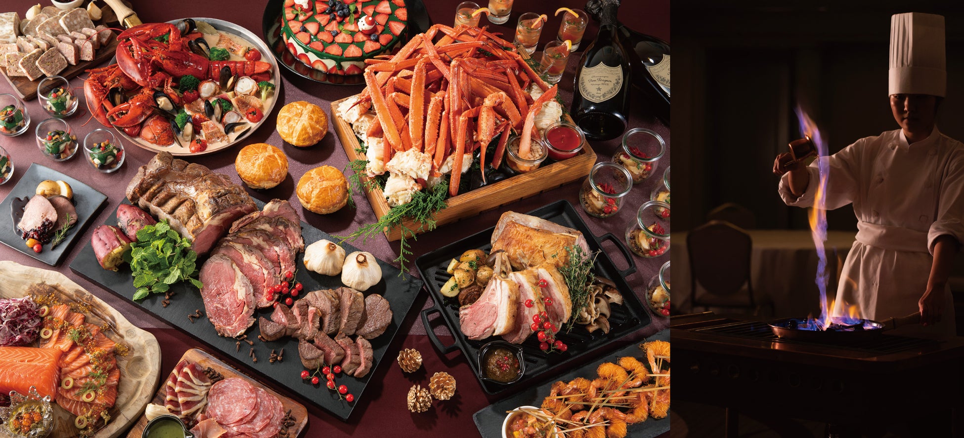 【ホテル日航関西空港】『Special Christmas Buffet In The Brasserie』を12月24日～25日ディナー限定で開催