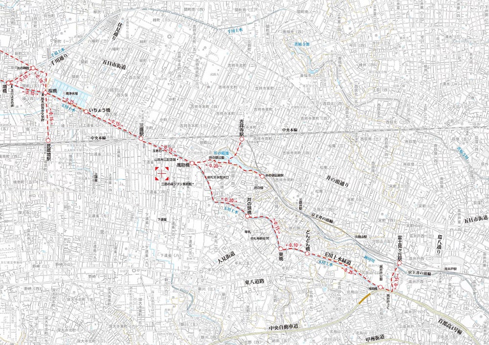 登山地図＆計画マネージャ「ヤマタイム」に東京・玉川上水緑道や、富山・三重の山々などを新たに追加。登山だけではなく都市部散策コースの計画作りもサポート！