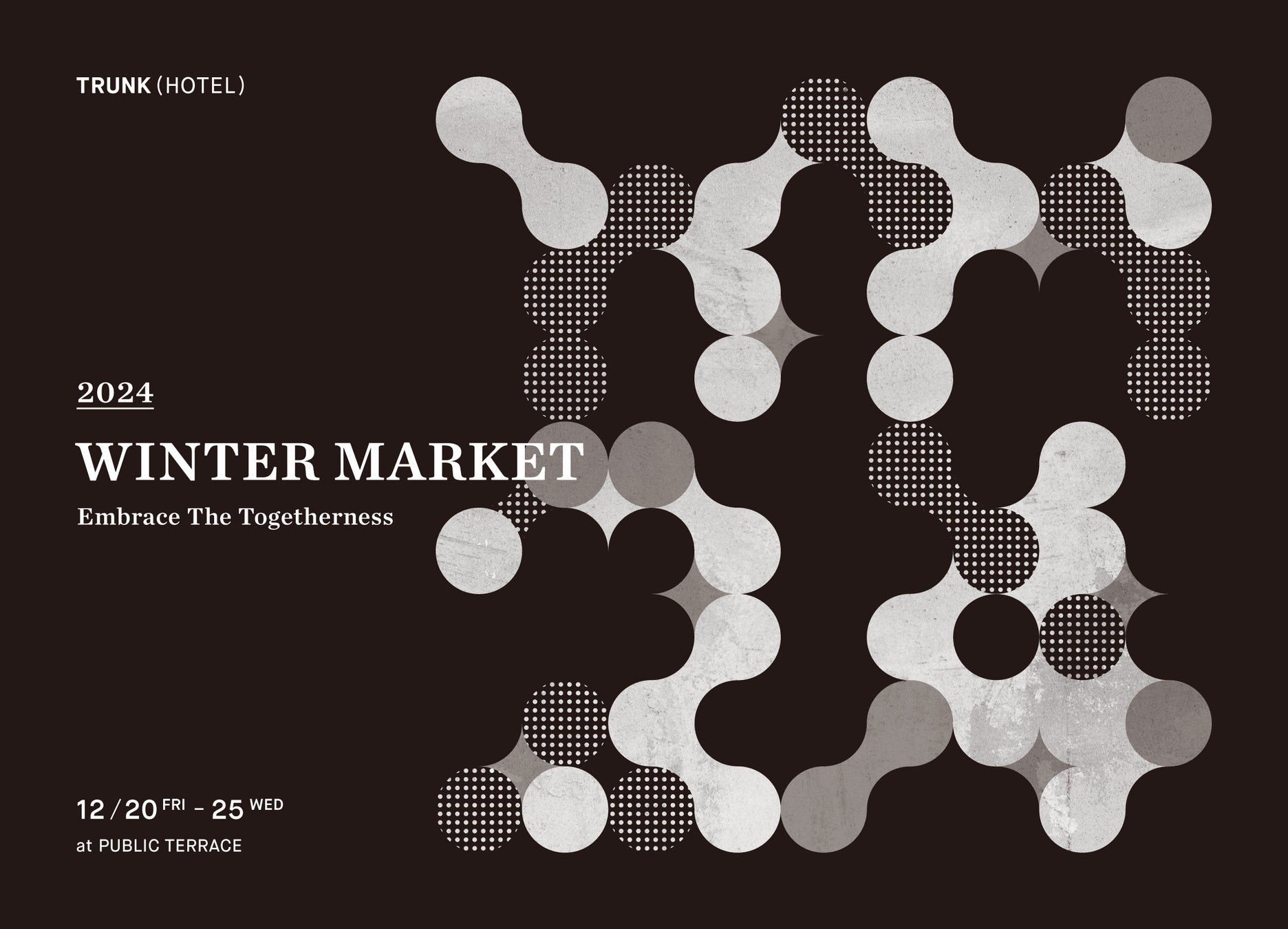 TRUNK(HOTEL) CAT STREETが「TRUNK WINTER MARKET 2024」を開催