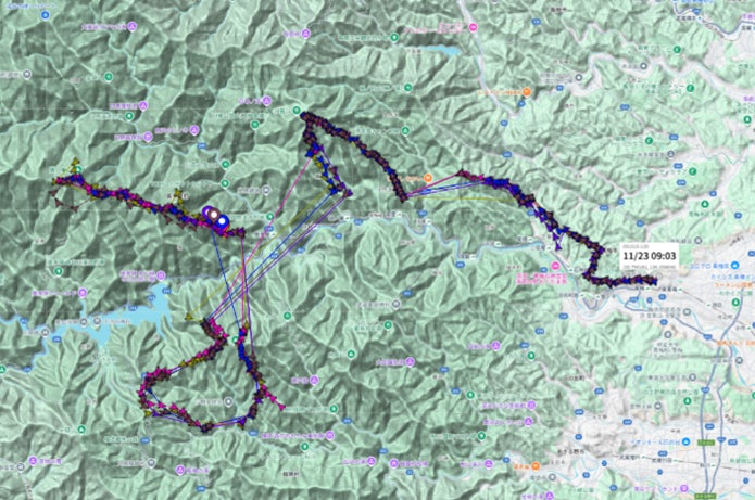 氷点下の携帯電話通信圏外でも精度高く選手を追跡し、大会の安全向上！　「Tokyo100 Endurance Trail」が「ココヘリ」導入