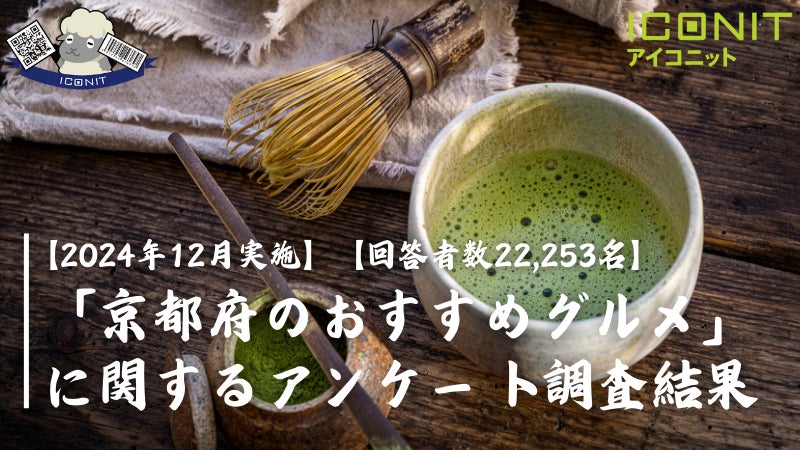 【2024年12月実施】【回答者数22,253名】「京都府のおすすめグルメ」に関するアンケート調査結果