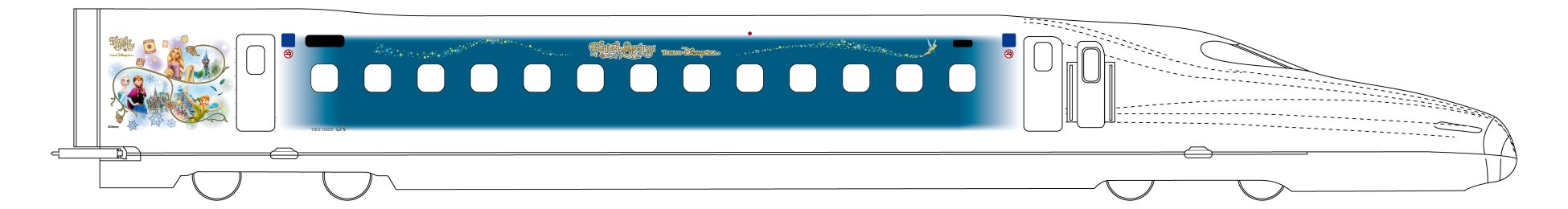 特別編成「Wonderful Dreams Shinkansen」２月２１日（金）より運行開始～東海道新幹線初の特別塗装の新幹線が、東京ディズニーシー（R）「ファンタジースプリングス」のテーマで登場～