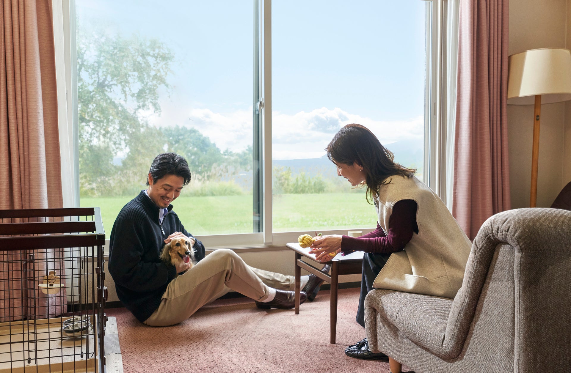 【鬼押出し園】標高1,300m超の舞台から「鬼は味方」のダイナミックな豆まき