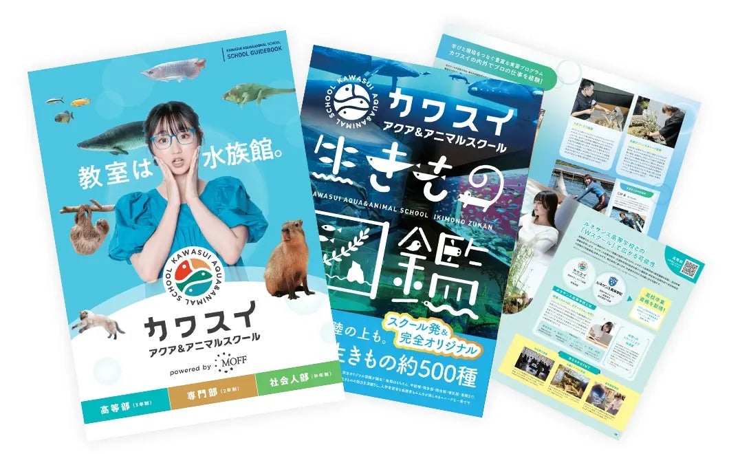 【日本唯一*の水族館直営スクール】学校案内パンフレット完成のお知らせ ～500種超の生きもの図鑑付き！～