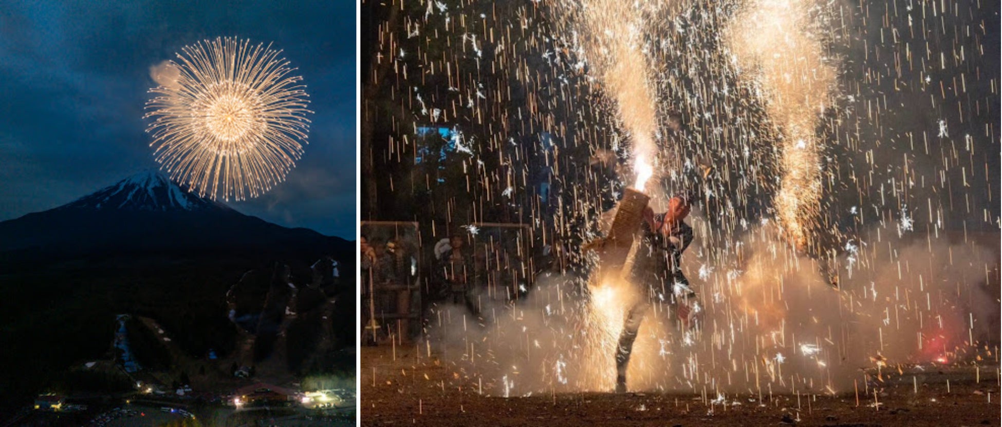 世界遺産初！日本最古の伝統花火＜手筒花火＞が特別演目に！『The 絶景花火「Mt.Fuji」2025 〜世界花火博〜 』-世界遺産・富士山の敷地内で日本と世界の最高峰花火師が共演-