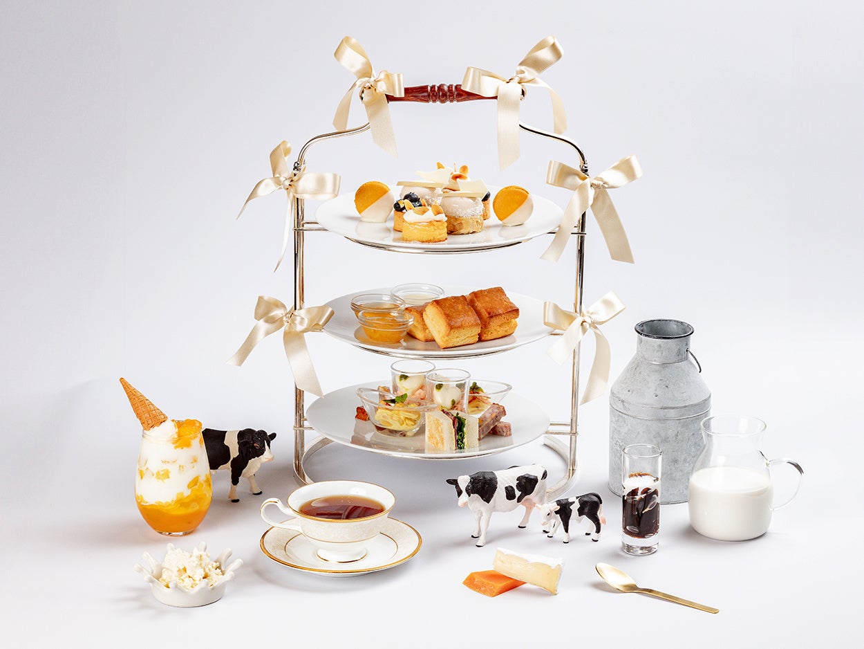 【ホテル ラ・スイート神戸ハーバーランド】初の❝ミルクとチーズ❞をテーマに「LA SUITE Milky Afternoon Tea」販売開始