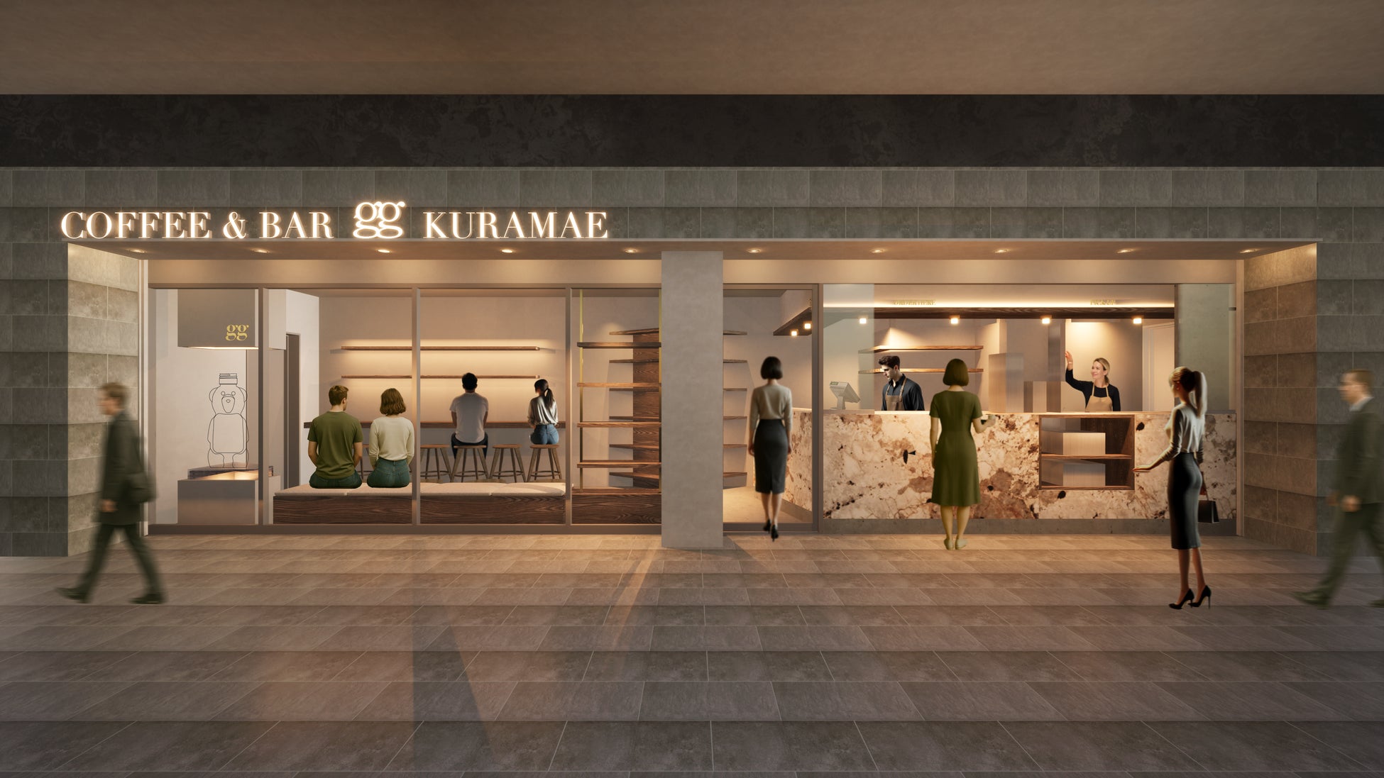 クマボトルのカフェ「gg kuramae」がアートの街 上野に新店、“飲むモネ《睡蓮》”や老舗ペリカンのパン使用の限定メニューも登場