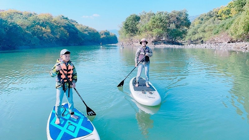 初心者の方も大歓迎！背割堤のSUP体験(淀川河川公園)
