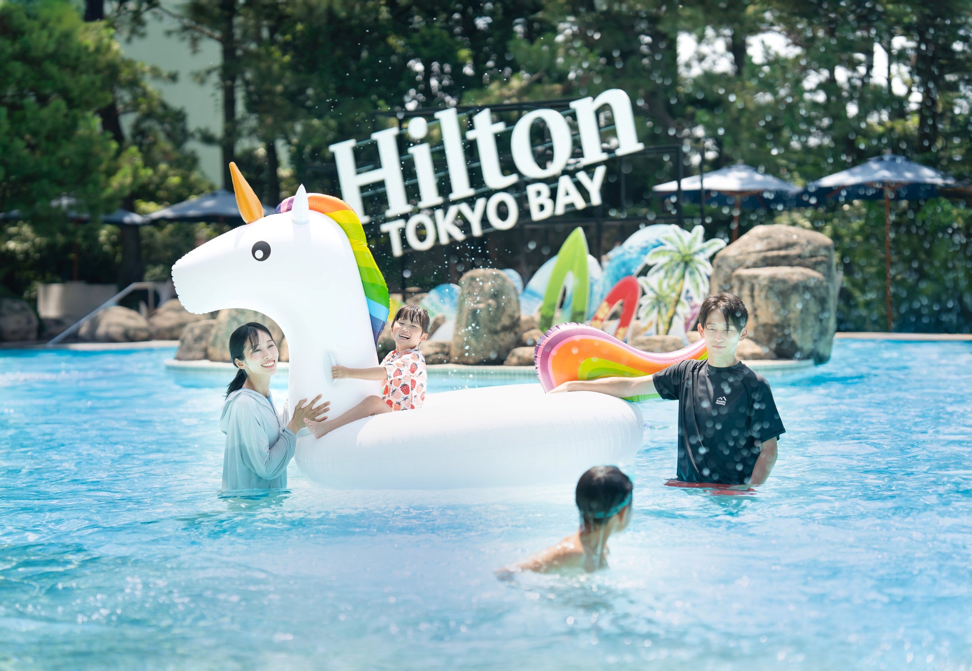 ヒルトン東京ベイ、リゾート気分で楽しむフォトジェニックな「ガーデンプール」ひと足先に5月1日（木）よりプレオープン