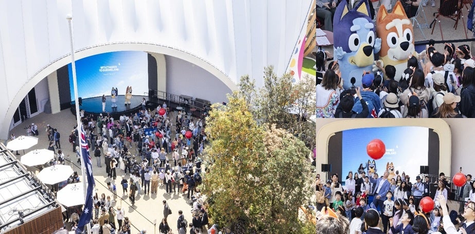 ～オーストラリア北東部、クイーンズランド州～　オーストラリア発の人気アニメ「ブルーイ」EXPO 2025大阪・関西万博にブルーイとビンゴが登場Keepy Uppyゲームを開催