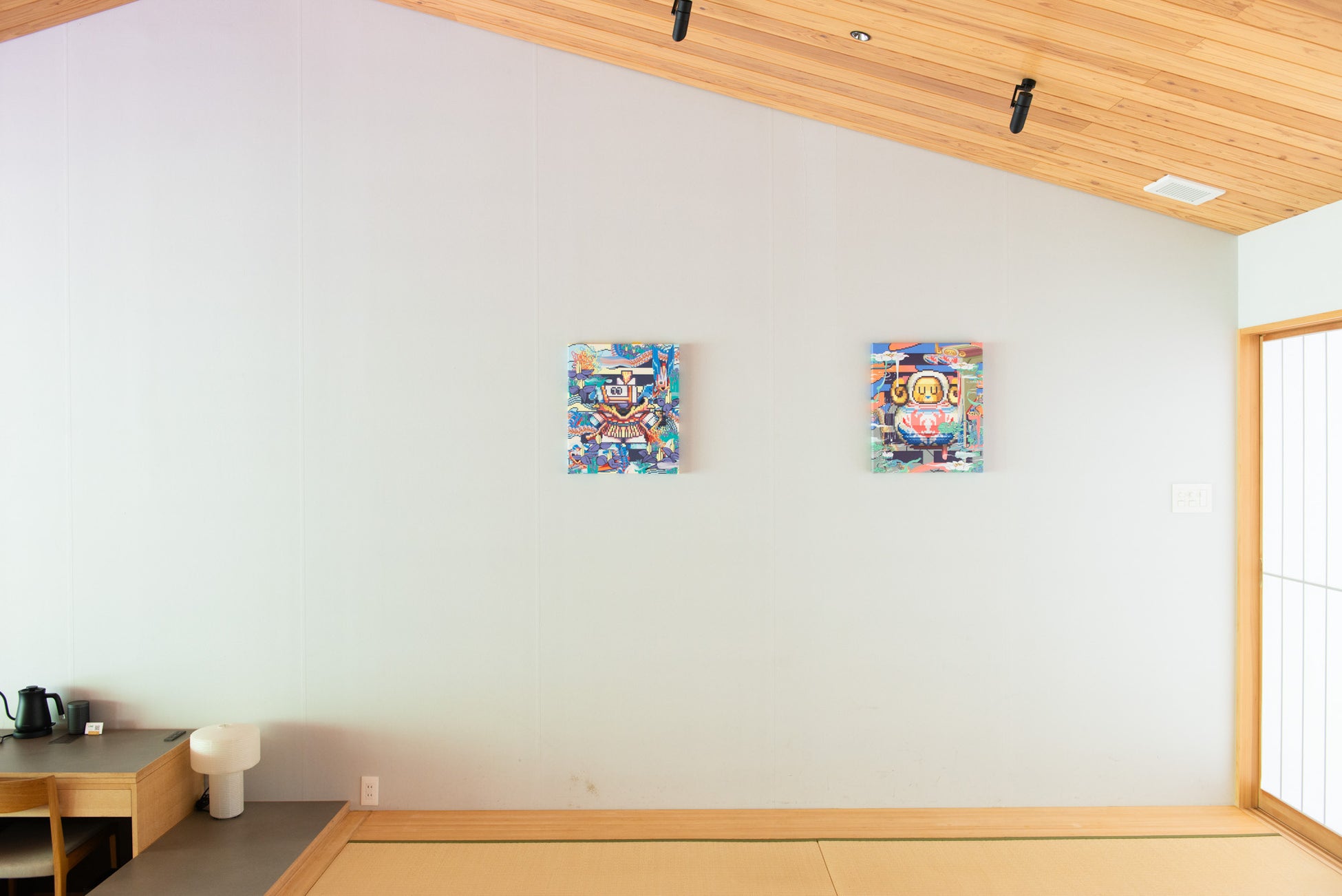 現代アートの島、直島にある本格旅館「直島旅館 ろ霞」FEATURED ARTIST 第7弾 たかくらかずきの作品を展示開始