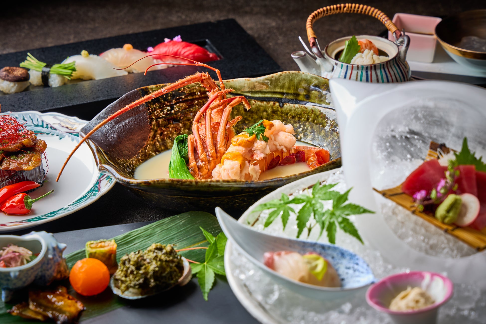 【ホテルメトロポリタン】豪華食材の数々で演出！伝統ある日本料理と鉄板焼きや炭火焼き料理を堪能