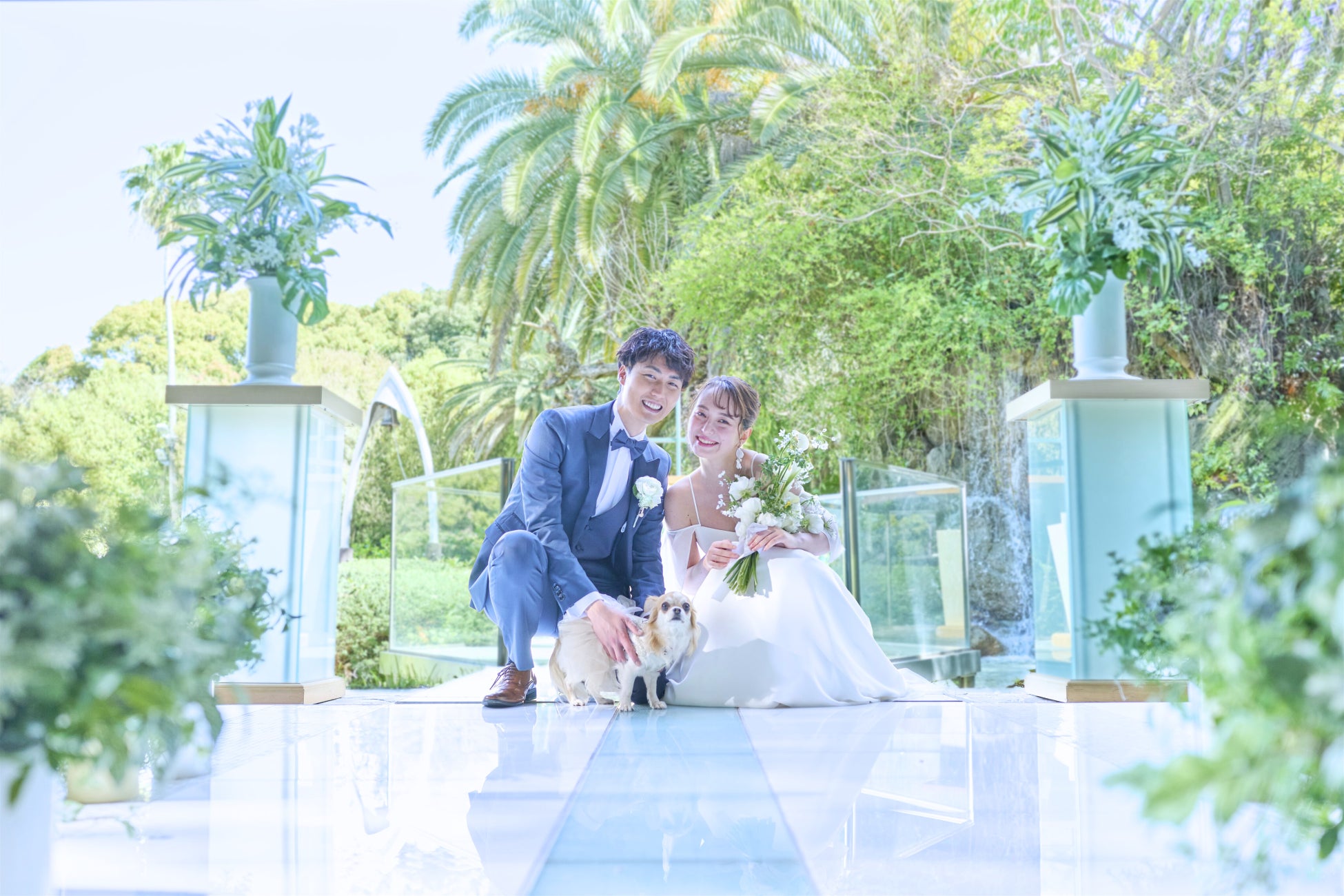 永遠の誓いは愛犬（かぞく）に見守られて。愛犬同伴OKのウエディングプランが誕生！