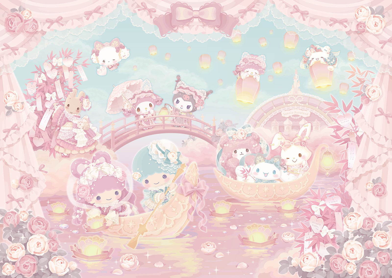 七夕イベント「Mignon fuwafuwa matsuri」6月6日（金）スタート！ピューロランドがピンクであまあま、ふわふわかわいい“フレンチガーリー”な世界に染まる