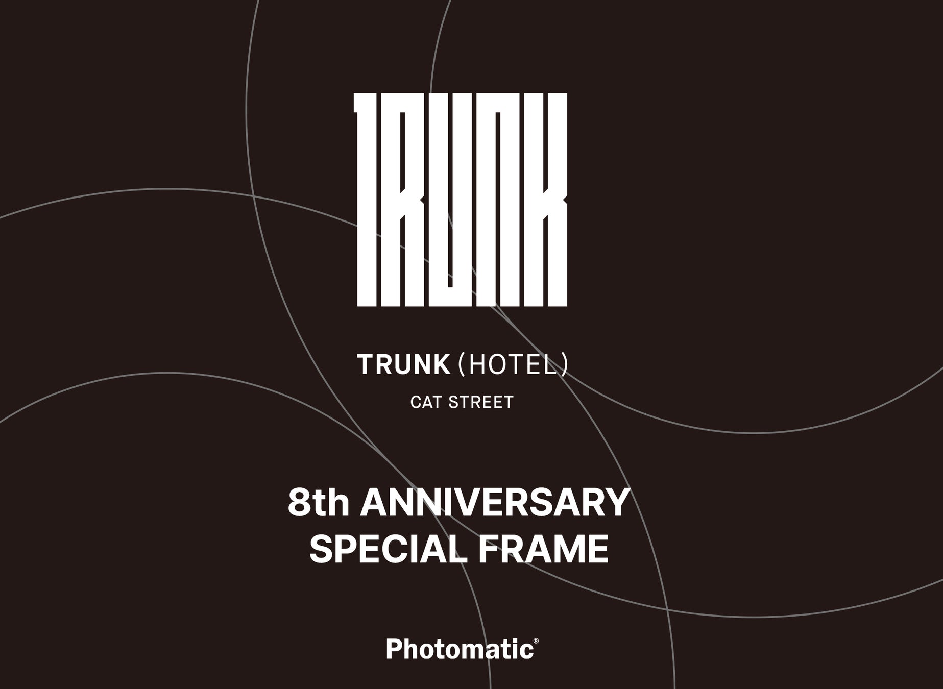 TRUNK HOTEL CATSTREETの8周年記念で韓国発のセルフフォトブース「Photomatic」が登場