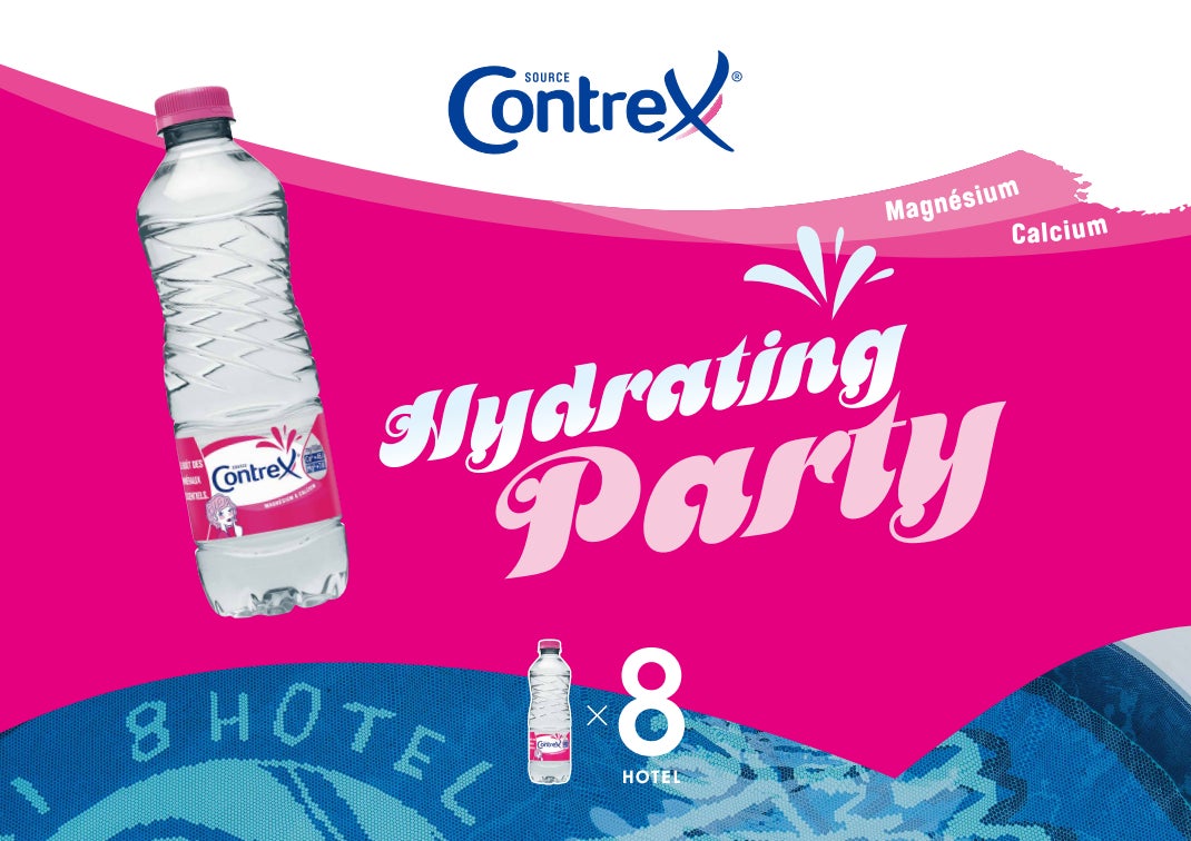 「Contrex(コントレックス)」と「8HOTEL CHIGASAKI」のコラボイベント「Hydrating Party」イベントレポート